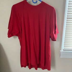 FP Movement by Free People Red Short Sleeve Tee